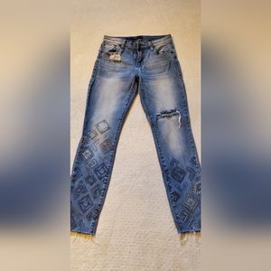 STS blue Emma ankle skinny JEANS size 25